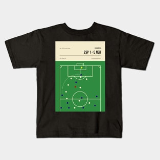 Van Persie Header for the Netherlands against Spain Kids T-Shirt